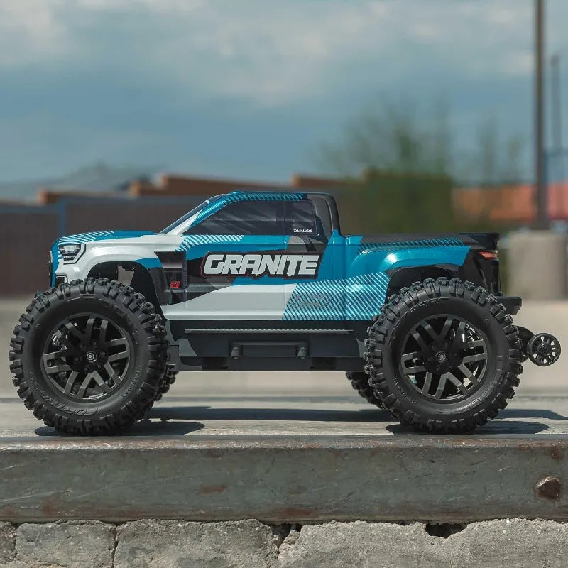 RC Truck 1/10 Granite 4X4 223S BLX BRUSHLESS Monster Truck RTR With DSC, Blue, ARA4302V4T1