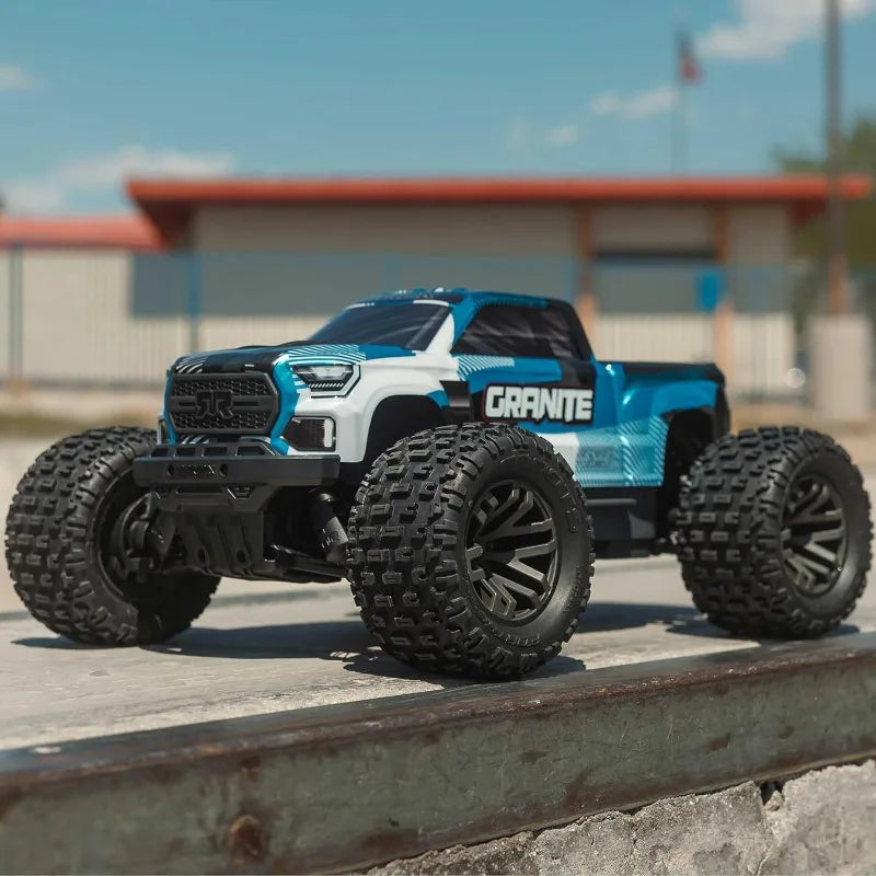 RC Truck 1/10 Granite 4X4 223S BLX BRUSHLESS Monster Truck RTR With DSC, Blue, ARA4302V4T1